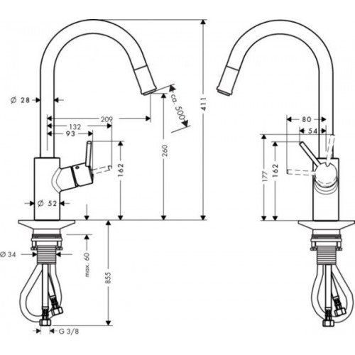 Смеситель Hansgrohe Talis S 14872000