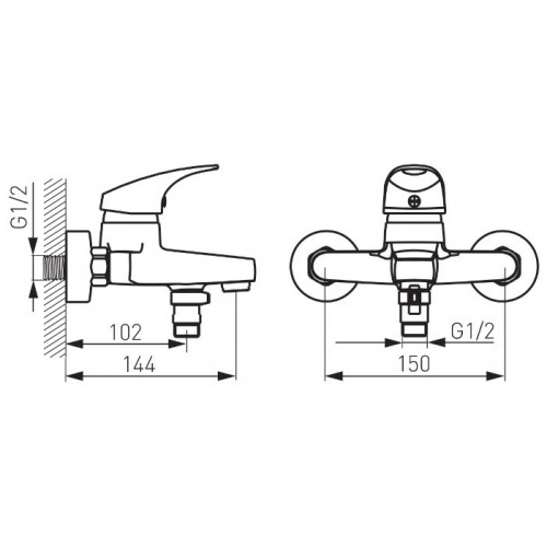 Смеситель Ferro One BFO1