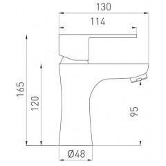 Смеситель Ferro Algeo BAG2