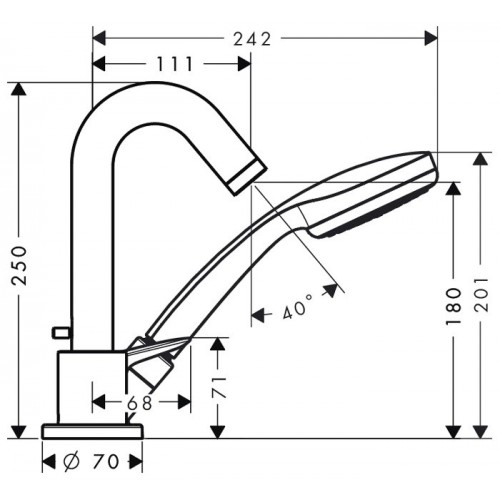 Смеситель Hansgrohe Logis 71310000