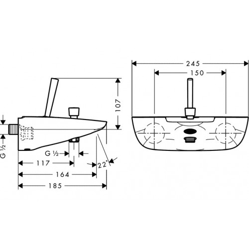 Смеситель Hansgrohe Pura Vida 15472400