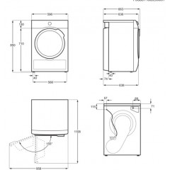 Сушильная машина AEG T9DBA68SC