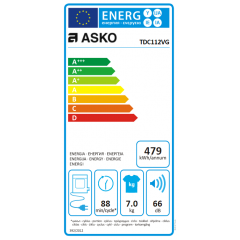 Сушильная машина ASKO TDC112V G