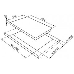 Варочная панель Smeg P261XGH