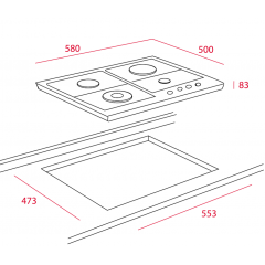Варочная панель Teka EH 60 4G AI AL TR CI NAT VB