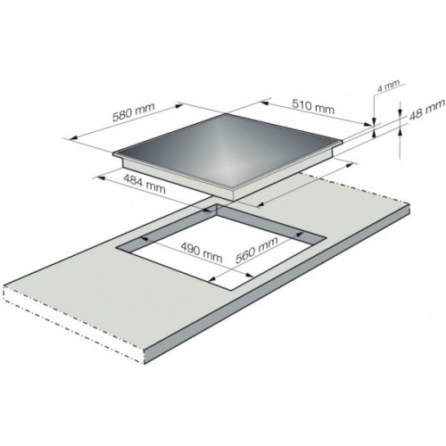 Варочная панель Korting HI64021BW
