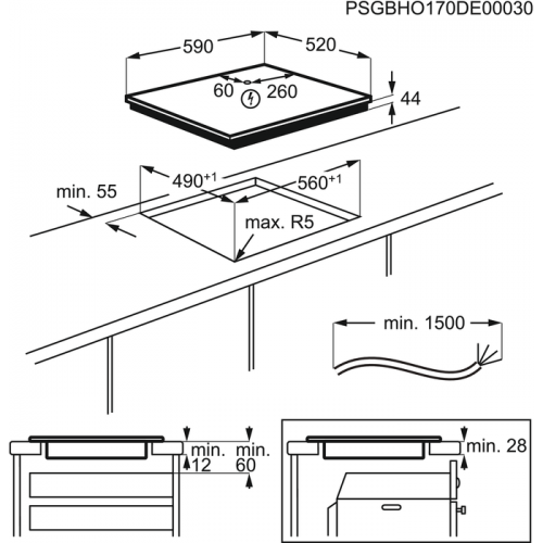 Варочная панель Electrolux IPE6492KF