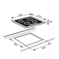 Электрическая варочная панель TEKA TT 600