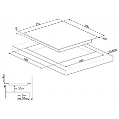 Варочная панель Smeg SE363ETB