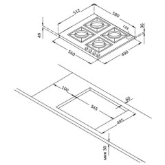Варочная панель Korting HG 665 CTSI
