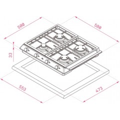 Варочная панель Teka EX 60.1 4G AI AL CI