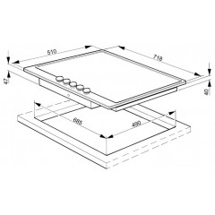 Варочная панель Smeg P875PO