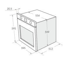 Духовой шкаф Maunfeld EOEH 5811S1