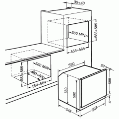 Духовой шкаф Smeg SF800AVO