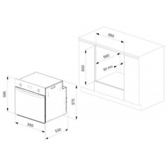 Духовой шкаф LEX EDM 070 IX