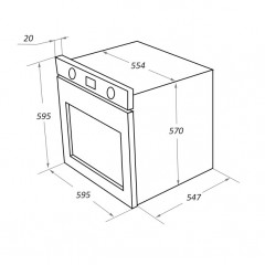 Духовой шкаф Maunfeld EOEF.766B2