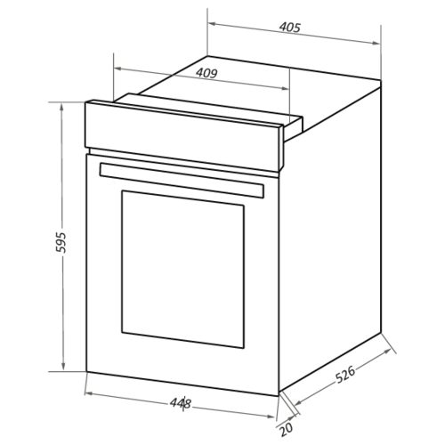 Духовой шкаф Maunfeld EOEC516B2