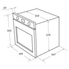 Духовой шкаф Maunfeld EOEM.769BG