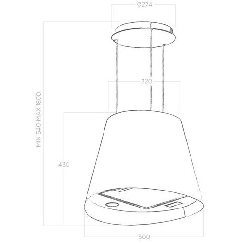 Вытяжка Elica JUNO URBAN ZINC/F/50