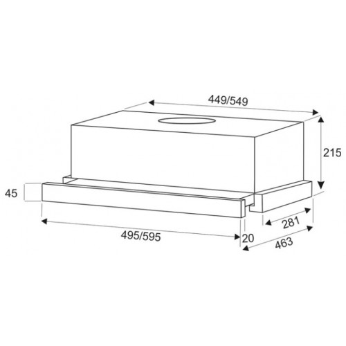 Вытяжка Exiteq EX-1076 black glass