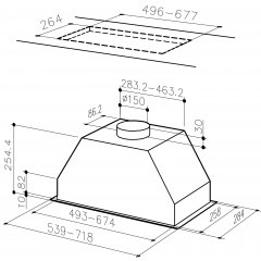 Вытяжка Best PASC 580 FPX IX 54