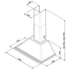 Вытяжка Smeg KT 100 BLE