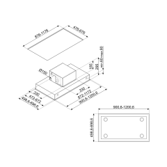Вытяжка Smeg KSCB120XE