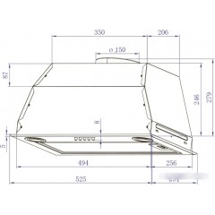 Вытяжка Exiteq EX-1176