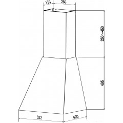 Вытяжка LEX Verona Body 600 ivory light