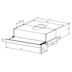 Вытяжка Weissgauff TEL 06 1M IX