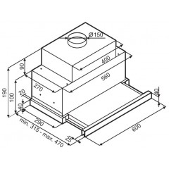 Вытяжка Maunfeld Galaxy 60 (белый)