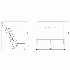 Вытяжка Smeg KFAB75UJ