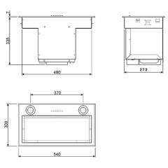 Вытяжка Smeg KSEG 58 PXE