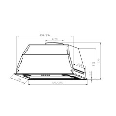 Вытяжка LEX GS BLOC P 900 WHITE