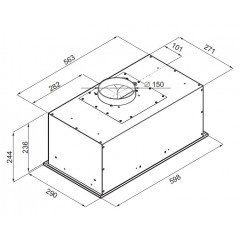 Вытяжка Maunfeld CROSBY POWER 60 нержавеющая сталь