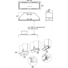 Вытяжка Korting KHI 6997 X