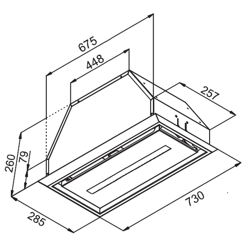 Вытяжка Kuppersberg INBOX 73 W