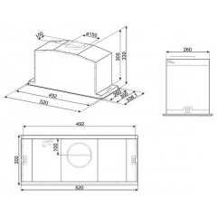 Вытяжка Smeg KICGR 52 X