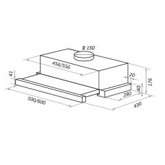 Вытяжка Maunfeld VS Fast 50 (белый)