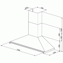 Вытяжка Smeg KD150HXE