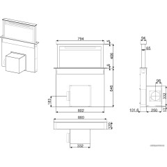 Вытяжка Smeg KDD90VXNE