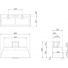 Вытяжка Smeg KSEG7XSA