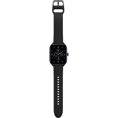 Умные часы Amazfit GTS 4 (черный, с черным ремешком из фторэластомера)