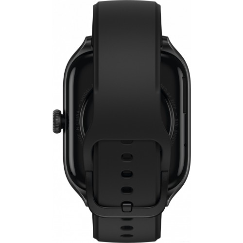 Умные часы Amazfit GTS 4 (черный, с черным ремешком из фторэластомера)