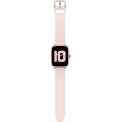 Умные часы Amazfit GTS 4 (золотистый, с розовым ремешком из фторэластомера)