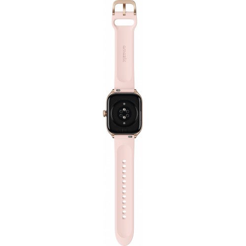 Умные часы Amazfit GTS 4 (золотистый, с розовым ремешком из фторэластомера)
