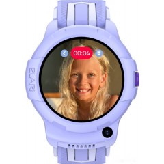 Детские умные часы Elari KidPhone 4G Wink (сиреневый)