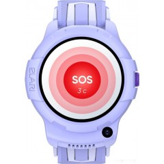 Детские умные часы Elari KidPhone 4G Wink (сиреневый)