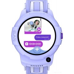 Детские умные часы Elari KidPhone 4G Wink (сиреневый)