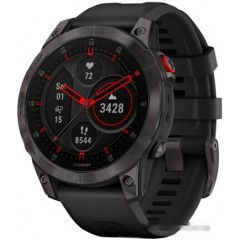 Умные часы Garmin Epix Sapphire Gen 2 (черный титан/черный)